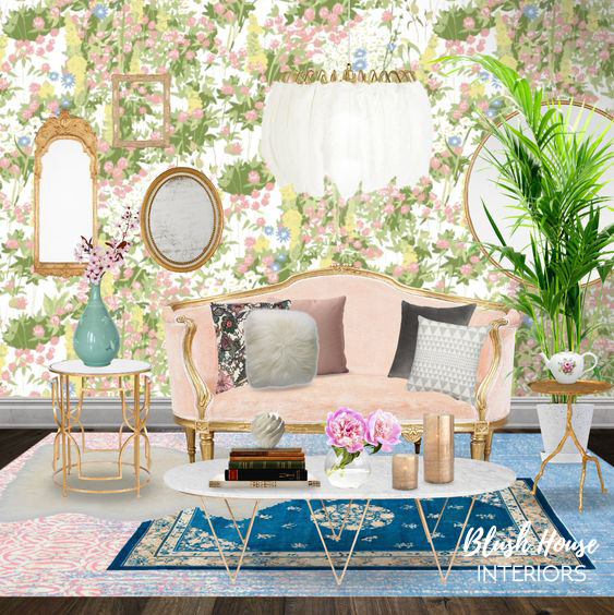 Blush Room - Blush Sofa - Interior Design Trends - Details Interiors